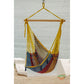 Mayan Legacy Extra Large Outdoor Cotton Mexican Hammock Chair in Confeti Colour