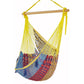 Mayan Legacy Extra Large Outdoor Cotton Mexican Hammock Chair in Confeti Colour