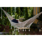 Outdoor undercover cotton Mayan Legacy hammock with hand crocheted tassels King Size Marble