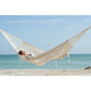 Outdoor undercover cotton Mayan Legacy hammock with hand crocheted tassels King Size Marble