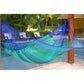 Outdoor undercover cotton Mayan Legacy hammock Family size Caribe