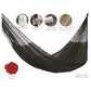 Outdoor undercover cotton Mayan Legacy hammock King size Black