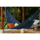 Outdoor undercover cotton Mayan Legacy hammock King size Blue