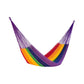 Outdoor undercover cotton Mayan Legacy hammock King size Rainbow