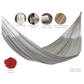 Mayan Legacy Queen Size Outdoor Cotton Dream Sands Hammock in Jardin Colour