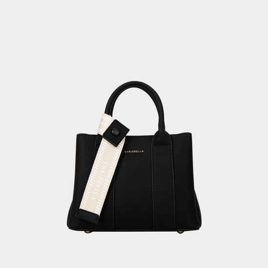 Chrisbella Sienna Tote-Black