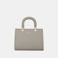 Bagco Valette Leather Satchel-Beige