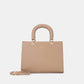 Bagco Valette Leather Satchel-Mud