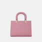 Bagco Valette Leather Satchel-Pink
