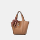 Bagco Noelle Leather Tote-Cream