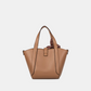 Bagco Noelle Leather Tote-Maroon