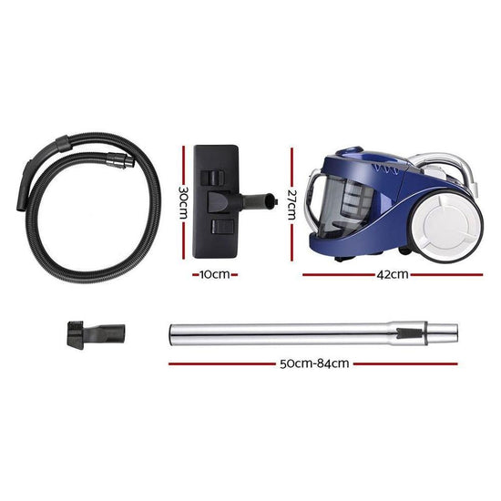 Devanti 2200W Bagless Vacuum Cleaner Blue