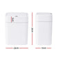 Artiss Rubbish Bin 12L 2-Pack Sensor Kitchen Automatic Motion Touchless White