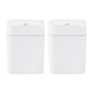 Artiss Rubbish Bin 12L 2-Pack Sensor Kitchen Automatic Motion Touchless White