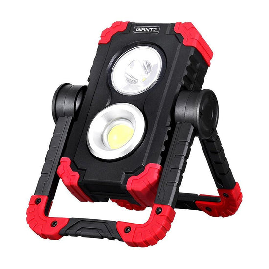 Giantz Work Light Rechargeable Torch USB Cordless LED Lamp 360°Rotation Folding