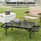 Weisshorn Camping Table Mesh Desktop Lightweight Portable Outdoor Folding Grill Desk