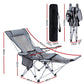 Weisshorn Camping Chair Adjustable Reclining Portable Outdoor Folding Chair Grey