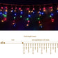 32M Christmas Lights Icicle Light 960 LED Multi-coloured Jingle Jollys