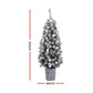 Jingle Jollys Christmas Tree 1.2M Potted Snowy Xmas Tree