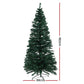 Jingle Jollys 1.8m Christmas Tree Optic Fibre LED Xmas tree 300 Tips