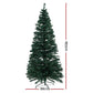 Jingle Jollys 1.8m Christmas Tree Optic Fibre LED Xmas tree Warm White