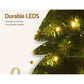 Jingle Jollys Christmas Tree 1.8m Pre-Lit 200 LED Lights Xmas Tree Decorations