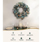 Jingle Jollys 60cm Christmas Wreath with LED Lights Snowy Garland Xmas Decor