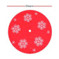 Jingle Jollys Christmas Tree Skirt 120cm Snowflake Ornaments Party Decorations