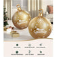 Jingle Jollys Christmas Inflatable Ball Bauble 60cm Outdoor Decoration Gold