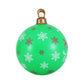 Jingle Jollys Christmas Inflatable Ball Bauble 60cm Outdoor Decoration Green