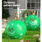 Jingle Jollys Christmas Inflatable Ball Bauble 60cm Outdoor Decoration Green