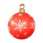 Jingle Jollys Christmas Inflatable Ball Bauble 60cm Outdoor Decoration Red