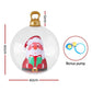 Jingle Jollys Christmas Inflatable Ball 60cm Santa Decoration Giant Bauble Clear