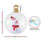 Jingle Jollys Christmas Inflatable Ball 60cm Snowman Decoration Giant Bauble