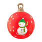 Jingle Jollys Christmas Inflatable Ball Led 60cm Snowman Decoration Bauble Red