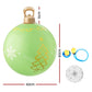 Jingle Jollys Christmas Inflatable Ball Led 60cm Tree Decoration Bauble Green