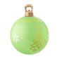 Jingle Jollys Christmas Inflatable Ball Led 60cm Tree Decoration Bauble Green