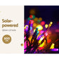 12.5M Christmas Lights Solar Icicle String Light Multi Colour Jingle Jollys
