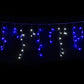 20M Christmas Lights Icicle Light 800 LED Blue White Decor Jingle Jollys