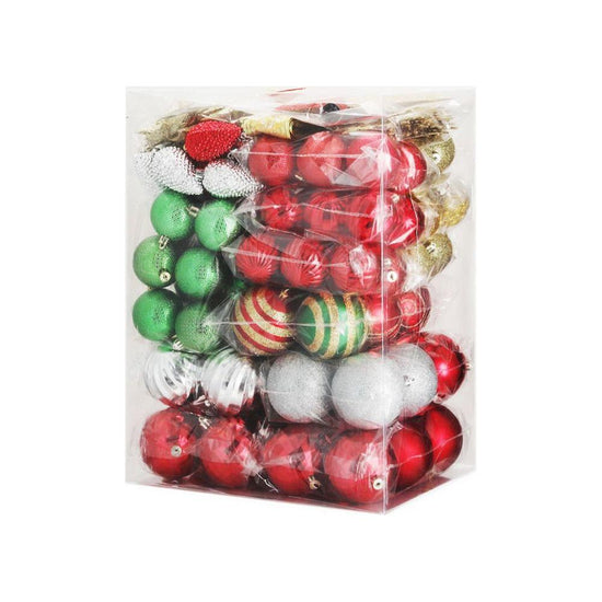 Jingle Jollys 155pcs Christmas Tree Decorations Set Baubles Ornaments Party