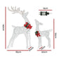 Jingle Jollys Christmas Lights 2pcs Reindeer Set Fairy Light 170 LED Decorations