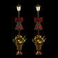 Jingle Jollys Christmas Lights 125cm Lamp Post 50 LED Fairy Light Decorations