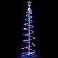 Jingle Jollys Christmas Tree 1.8m 100 RGB LED Rope Lights Xmas Trees Decoration