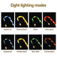 Jingle Jollys 8 PCS Christmas Lights Path Ground Light Garden Decorations 72 LED