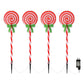 Jingle Jollys 4 PCS Christmas Lights Path Ground Light Garden Decorations 68 LED