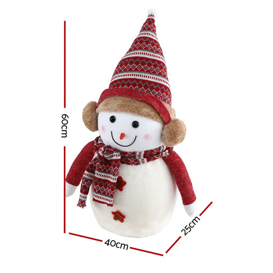 Jingle Jollys Christmas Snowman Handicraft Ornaments Party Decorations 60cm