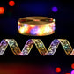 Jingle Jollys 20M Christmas Lights Fairy Ribbon Light 200 LED Xmas Decor Golden