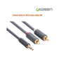 UGREEN 3.5mm male to 2RCA male cable 2M (10510)