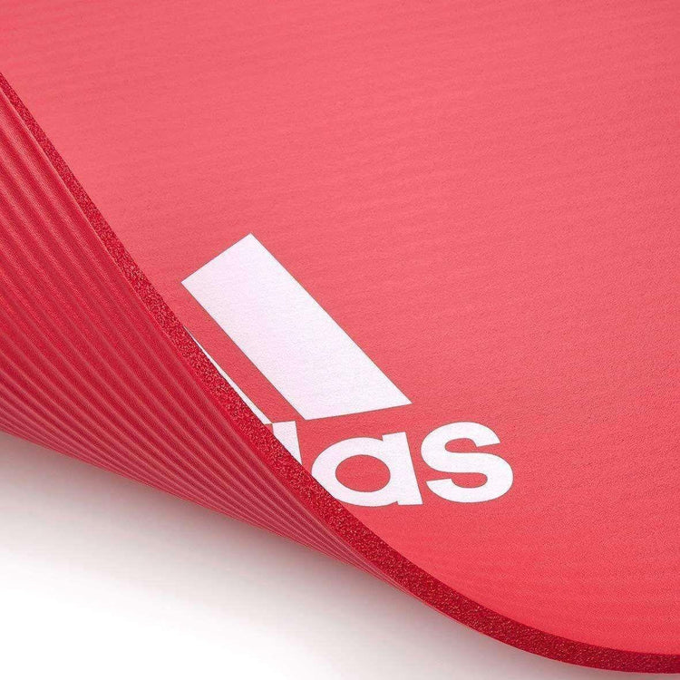 Adidas Fitness Mat 7mm Exercise Training Floor Gym Yoga Judo Pilates  - Red