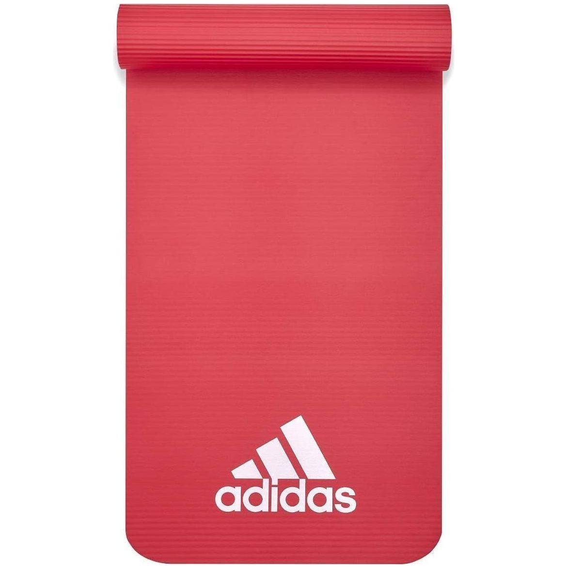 Adidas Fitness Mat 7mm Exercise Training Floor Gym Yoga Judo Pilates  - Red